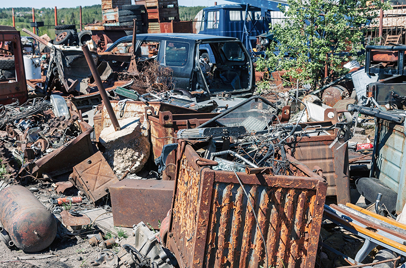 boneyard cleanup, salvage yard, lower 40